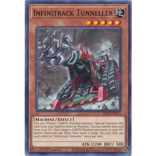 Thẻ bài Yugioh - TCG - Infinitrack Tunneller / MP20-EN211'