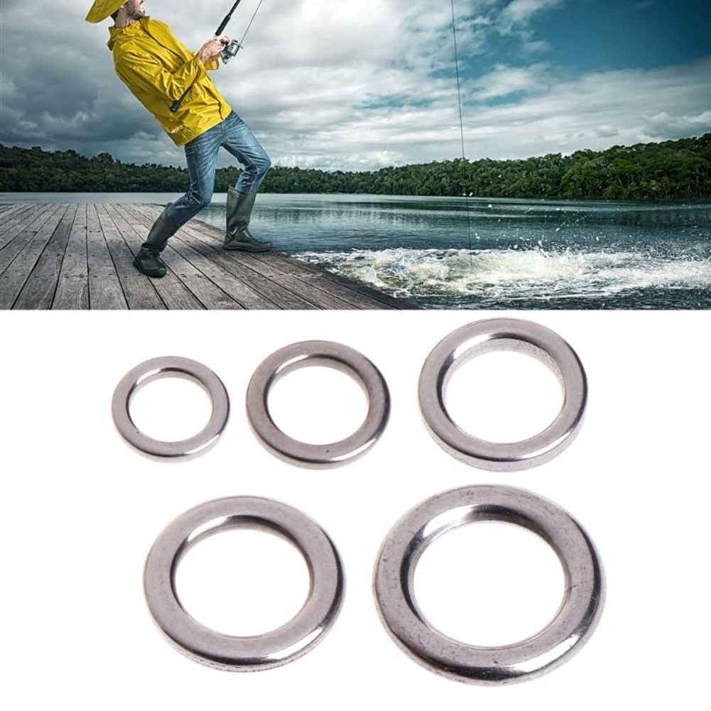 Set 50 vòng nối móc câu cá mồi câu cá giả cao cấp