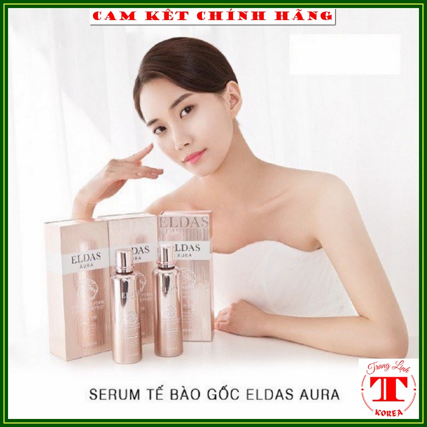 Tinh chất dưỡng Eldas Aura Shine Gold Pearl Premium Peptide All In One 5.0