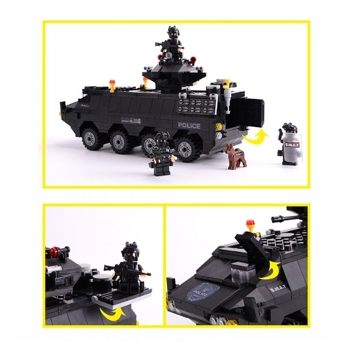 Lắp ráp Lego xe tăng đặc nhiệm SWAT - 6508