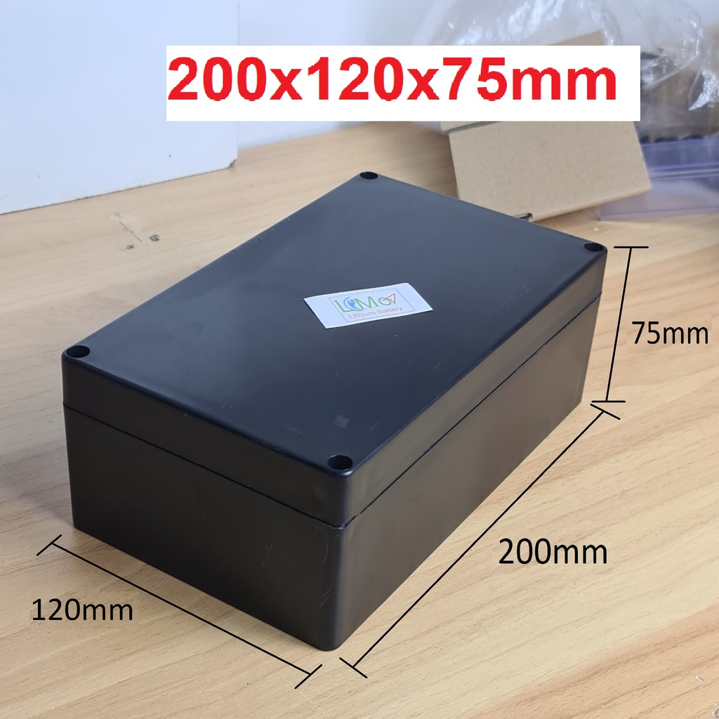 Hộp nhựa ABS 200x120x75mm, 160x90x60mm . Hộp nhựa điện tử Wanchi - Limo