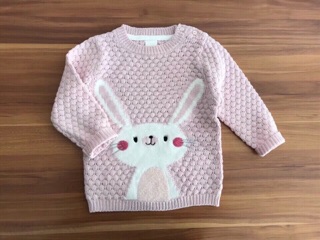 Áo len thỏ hồng HM