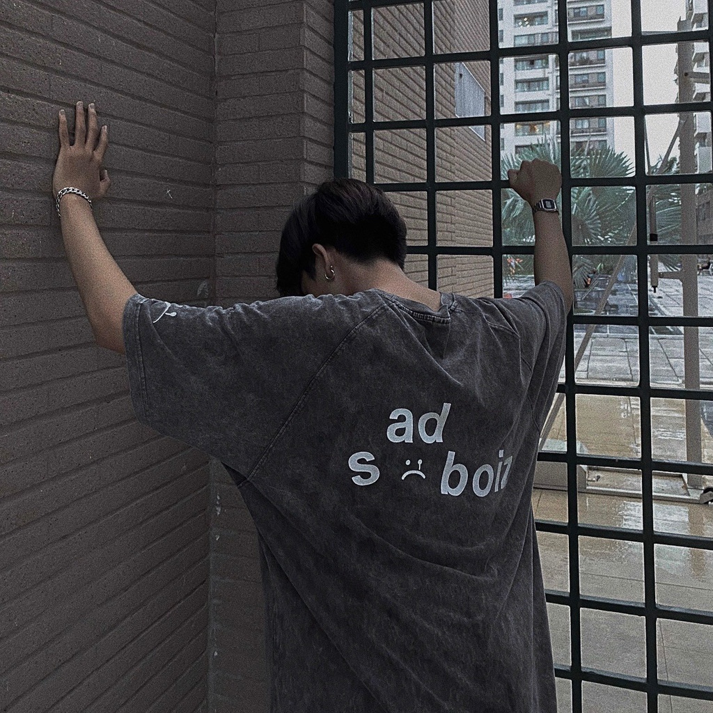 Áo thun Sadboiz Sad Boiz Wash DUSTY SIGNATUREI || Hany shop AL99