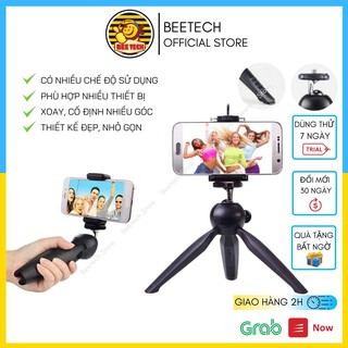 Mua Giá đỡ điện thoại  máy ảnh Tripod Mini BT228  xoay 360 độ dùng kẹp để xem phim  livestream ... - Beetech
