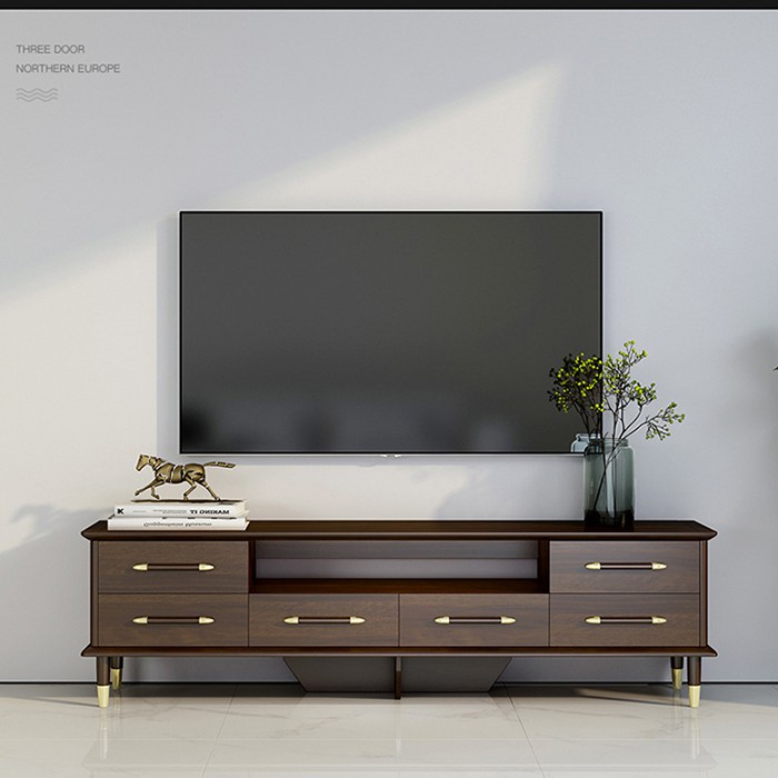 🌟LUXURY🌟  Combo kệ Tivi bàn trà, Kệ Tivi bàn trà phòng khách LUX-KTV08 9386 STORE