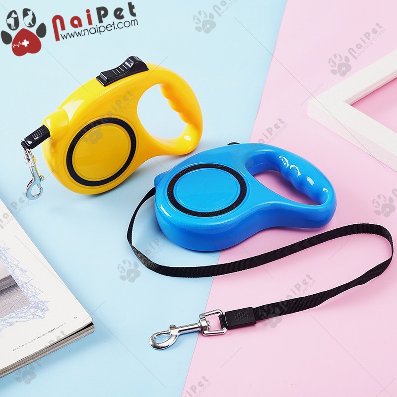 Dây Dắt Tự Động Kéo Dài Và Thu Dây Cho Chó Mèo DDTD002