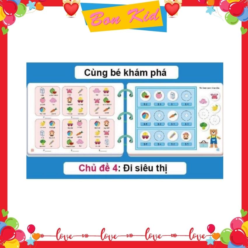 Đồ Chơi Giáo Dục Cho Bé 23456 Tuổi Bóc Dán Thông Minh 17 Chủ Đề - Đồ Chơi Giáo Dục Sớm Montessori
