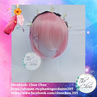 Tóc giả Re: Zero Ram/ Rem cosplay wig