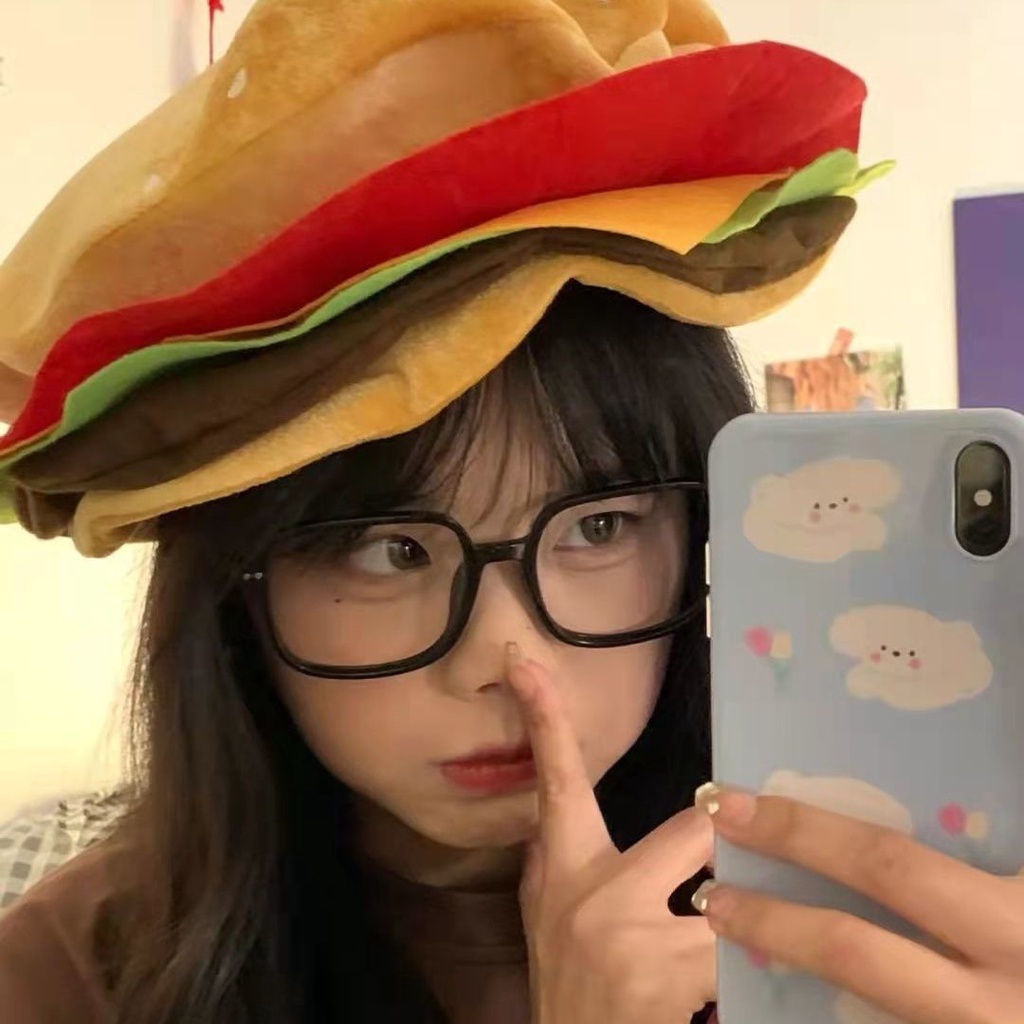 Mũ Nồi Hình Bánh Burger Hoạt Hình Vui Nhộn Sáng Tạo Vui Nhộn Cho Người Lớn Và Trẻ Em