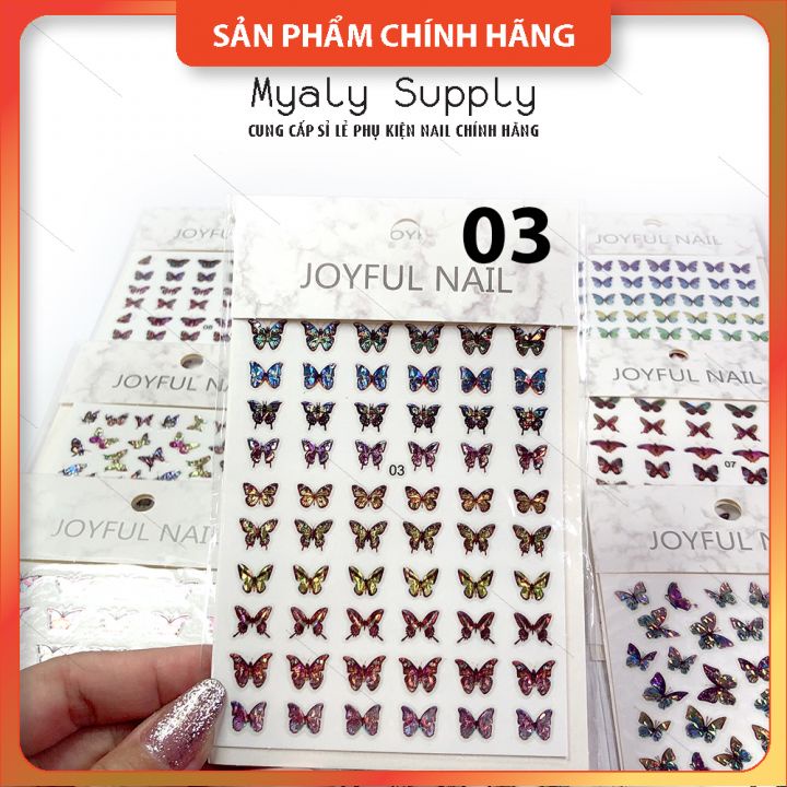 Sticker Bướm Nail 3D 5D 967 - 976