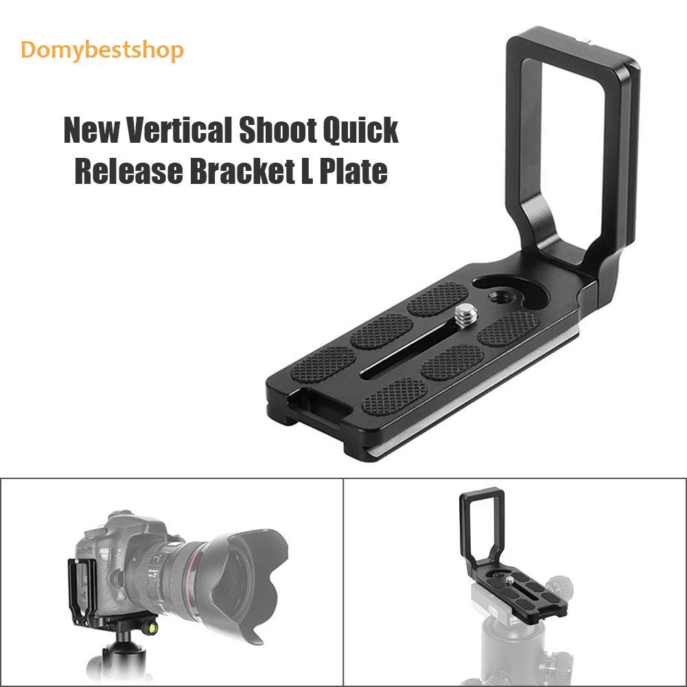 COD☭Universal Aluminum Alloy Pro Quick Release L Great Plate Bracket Grip for DSLR Camera