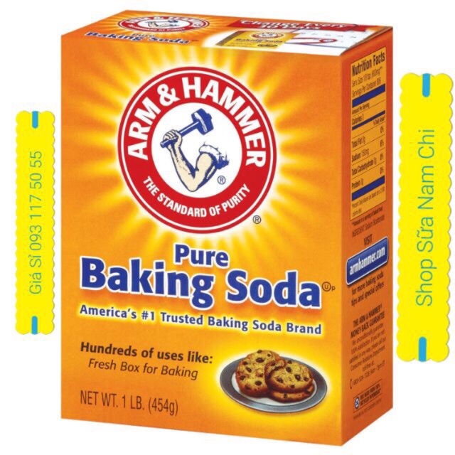 Baking soda đa công dụng 454gr