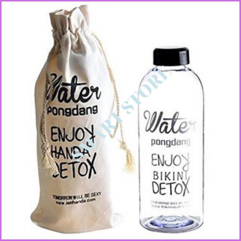 Bình nước Detox cực thời thượng dụng tích khủng 1000ml có túi đựng