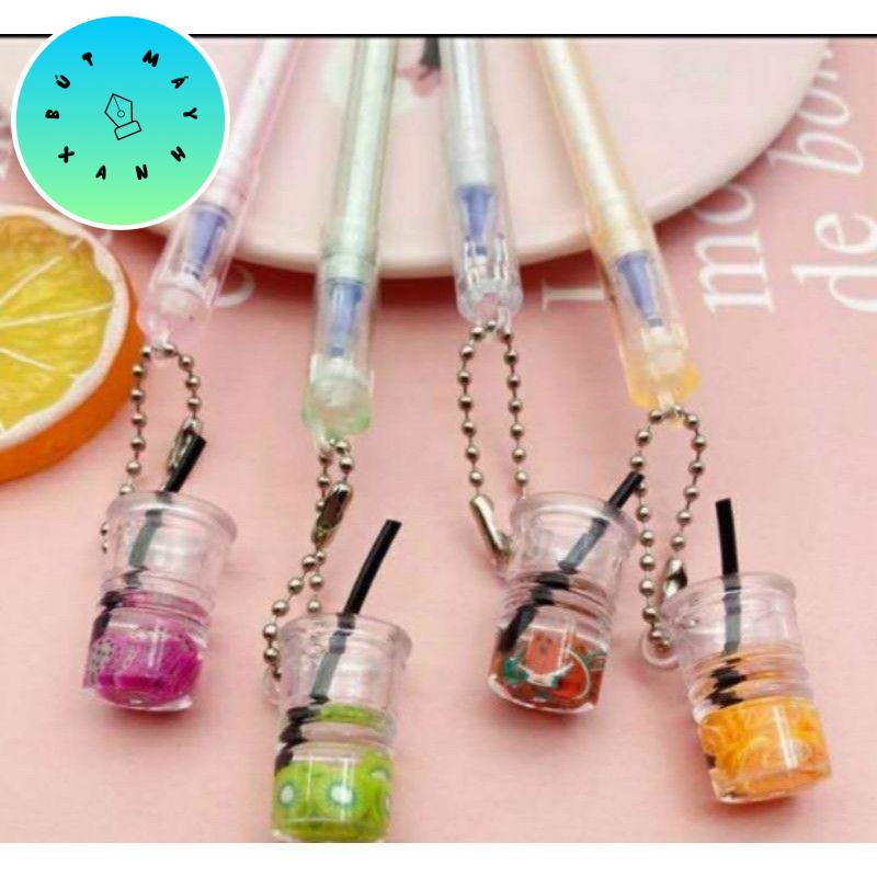 Bút kim tuyến trà sữa BKT14 bút hologram pastel