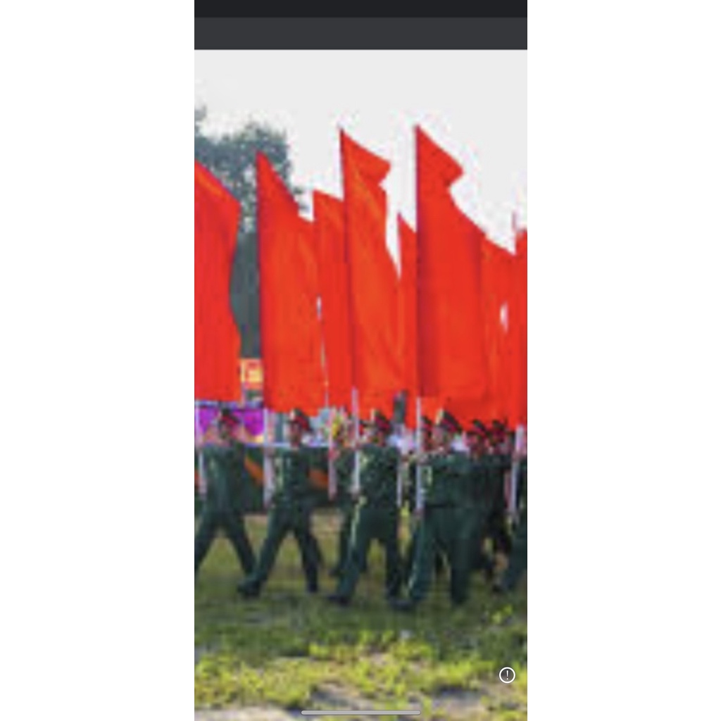 Cờ hồng kỳ 0,65x2m
