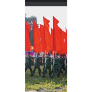 Cờ hồng kỳ 0,65x2m
