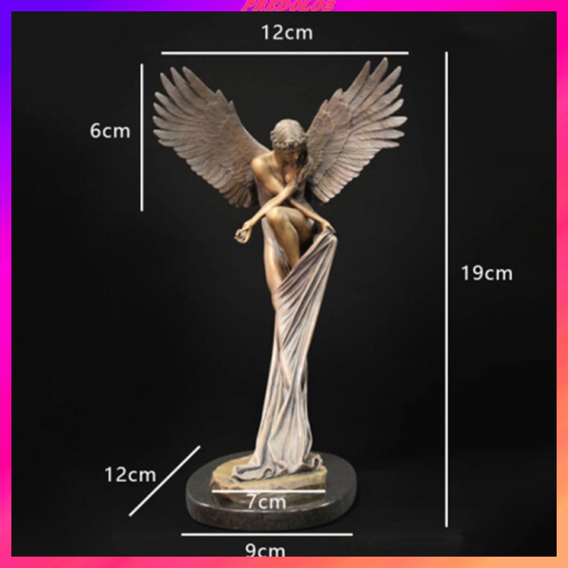 Angel Statue Figurine Collection Ornament Home Meditation Room Decoration