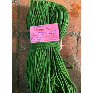 DÂY DÙ TRÒN XANH 4mm 1 Bó Khoảng 80 Mét
