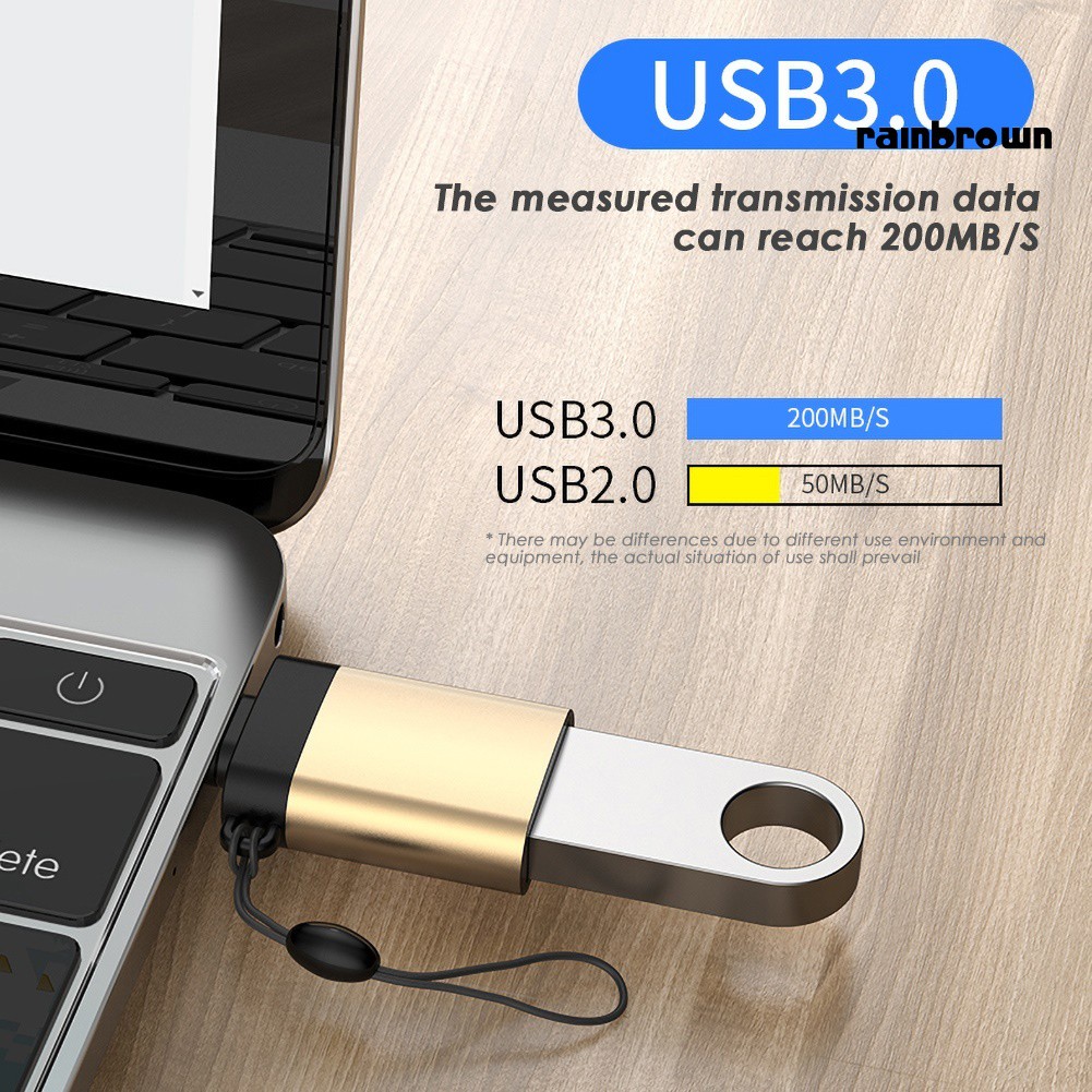 Đầu Chuyển Đổi Usb 3.0 Sang Type-C Dành Cho Laptop | WebRaoVat - webraovat.net.vn