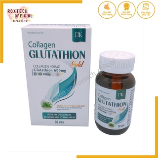 Viên uống trắng da COLLAGEN GLUTATHION GOLD giúp chống lão hóa da – Hộp