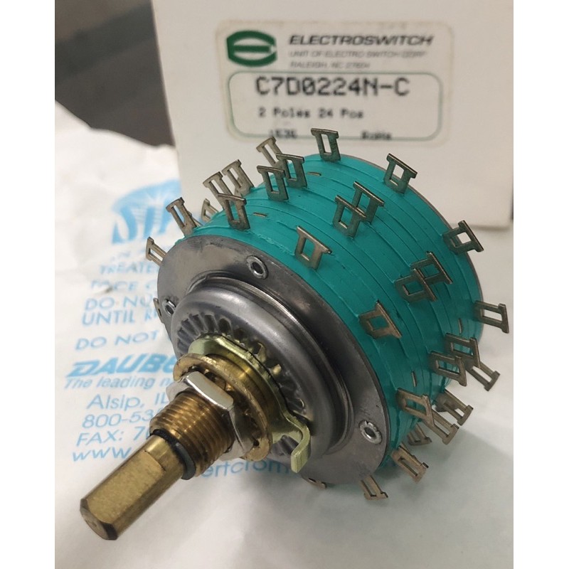 Công tắc xoay 2 cực 24 tiếp điểm ELECTROSWITCH