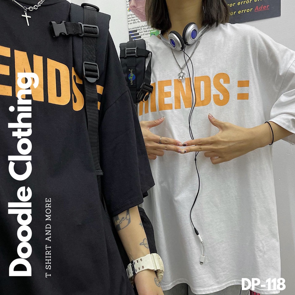 Áo Thun Nam Nữ Tay Lỡ Unisex Oversize Áo phông Form Rộng Basic Tee Hình FRIENDS