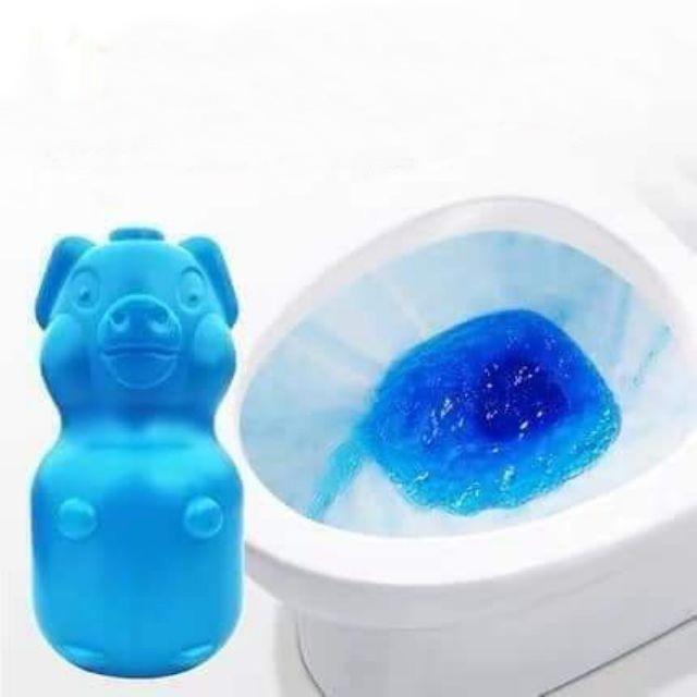Viên tẩy bồn cầu hình con heo