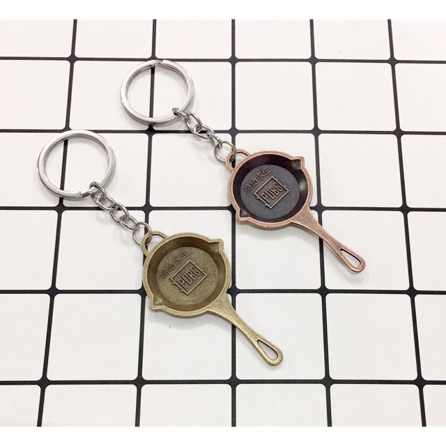 Sét 2 móc khoá chảo pubg