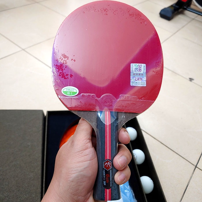VỢT BÓNG BÀN 729-6STAR ✅ Vợt đánh bóng bàn cốt carbon chuyên dùng trong thi đấu chuyên nghiệp