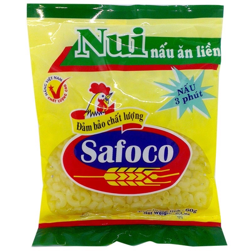 Nui Nấu Ăn Liền 60g-Safoco