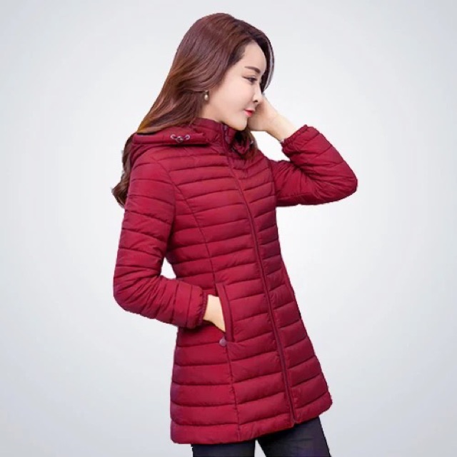 Áo phao nhăn dáng lỡ hàng QCCC