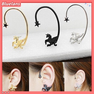 Khuyên vành tai hình ngựa Unicorn cá tính cho nữ