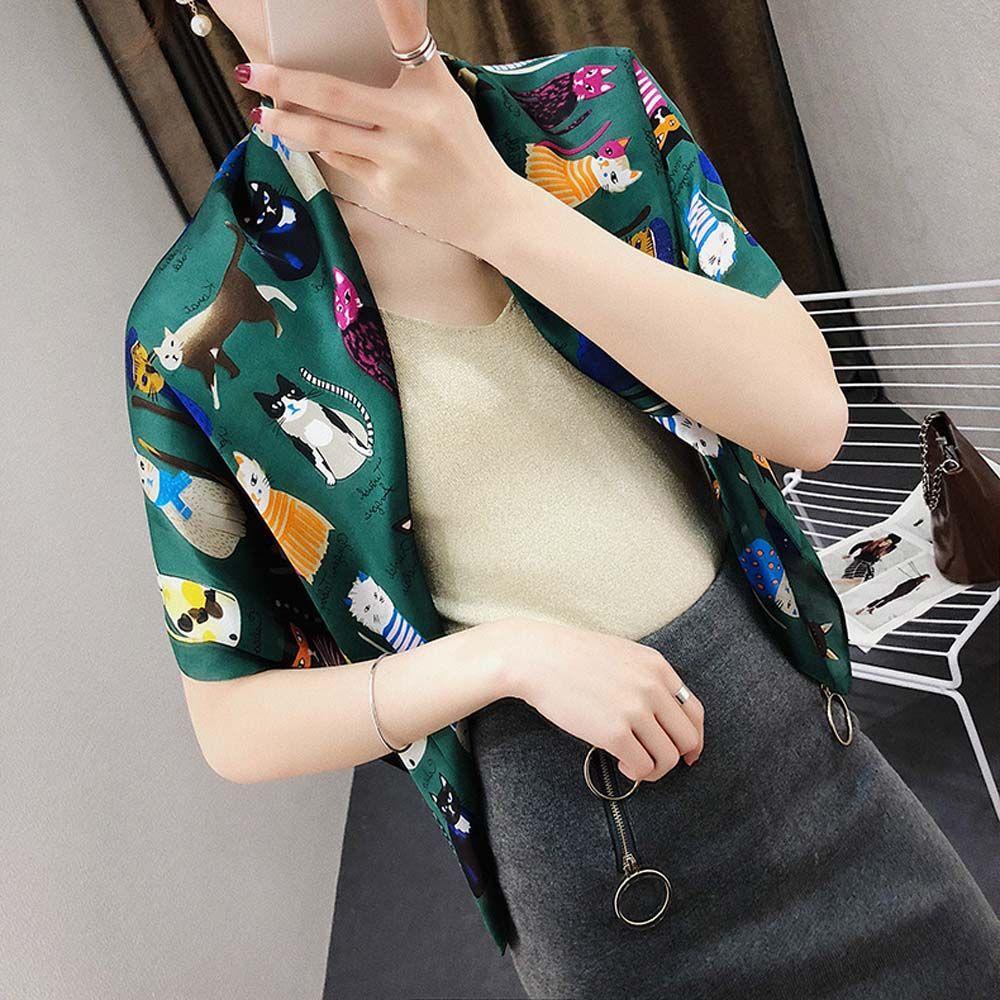 Khăn Choàng Cổ Hình Vuông Lấp Lánh Thời Trang Cho Nữ