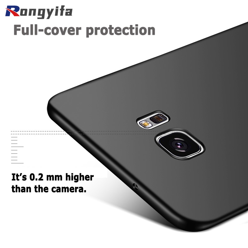 Ốp Điện Thoại PC Cứng Siêu Mỏng Chống Sốc Cho Samsung Galaxy S9 S8 Plus S7 S10e S20 FE S10 5G S7 S6 Edge S6Edge Plus