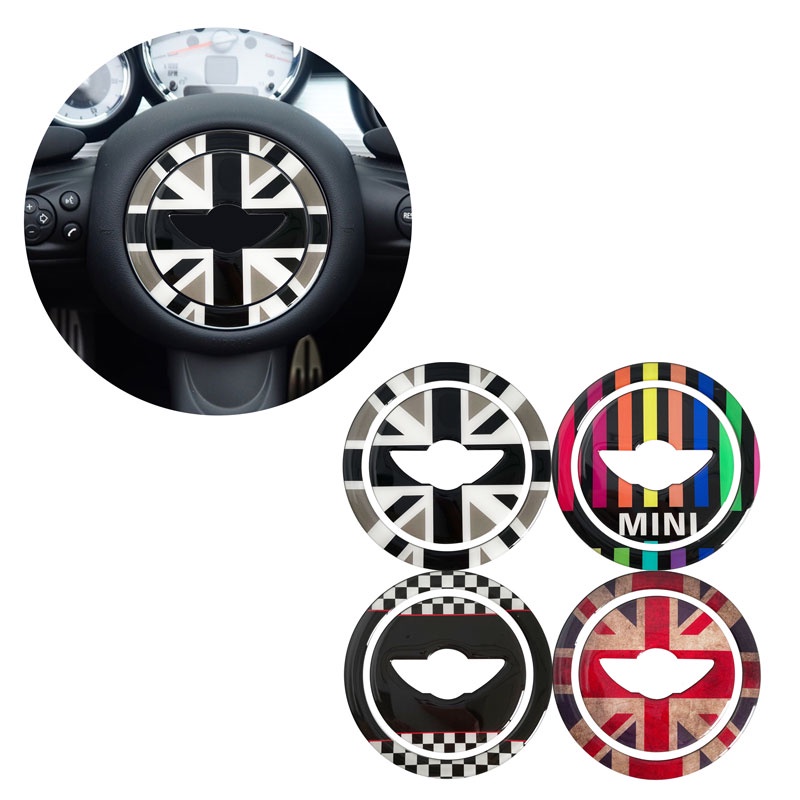 Miếng Dán Trang Trí Vô Lăng Xe Hơi MINI Cooper R55 R56 R60 R61