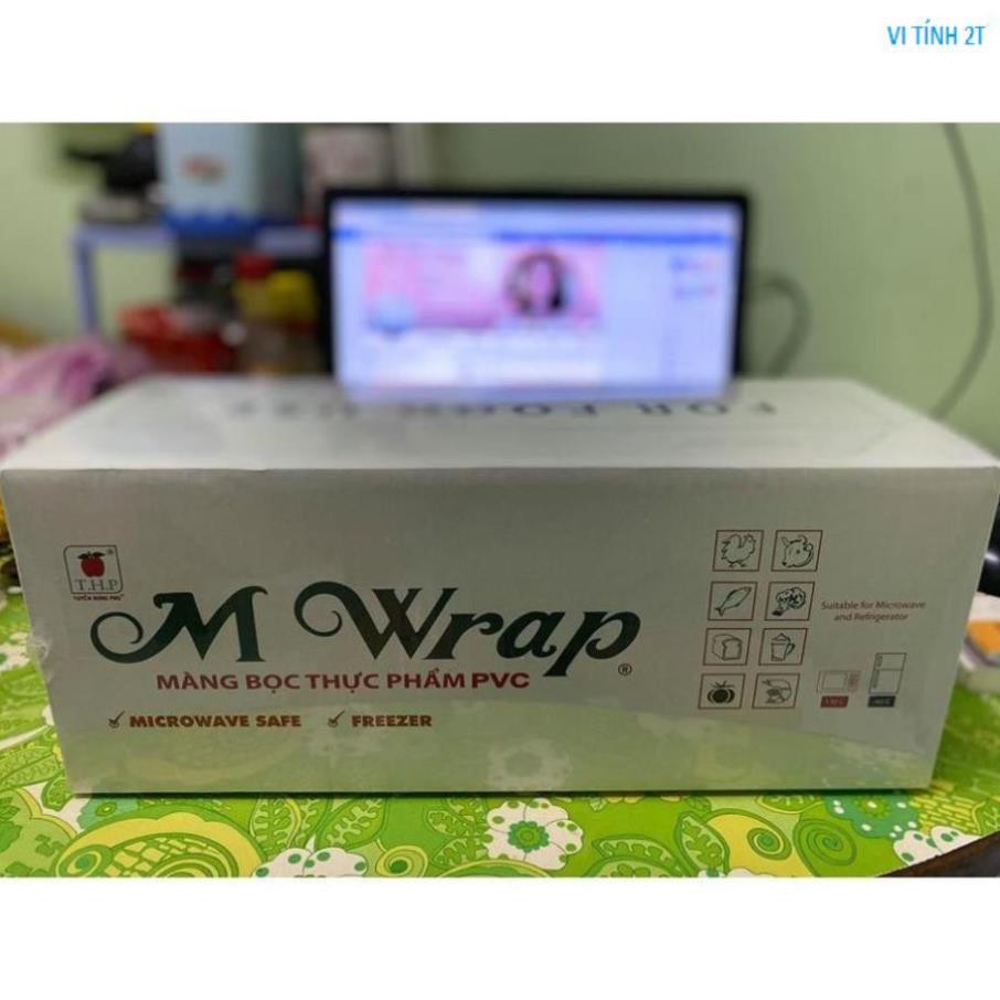 Màng bọc thực phẩm M Wrap 30cm X 600 yard an toàn thực phẩm Chính hãng Tuyền Hưng Phú, bảo quản thực phẩm m-warp ms300