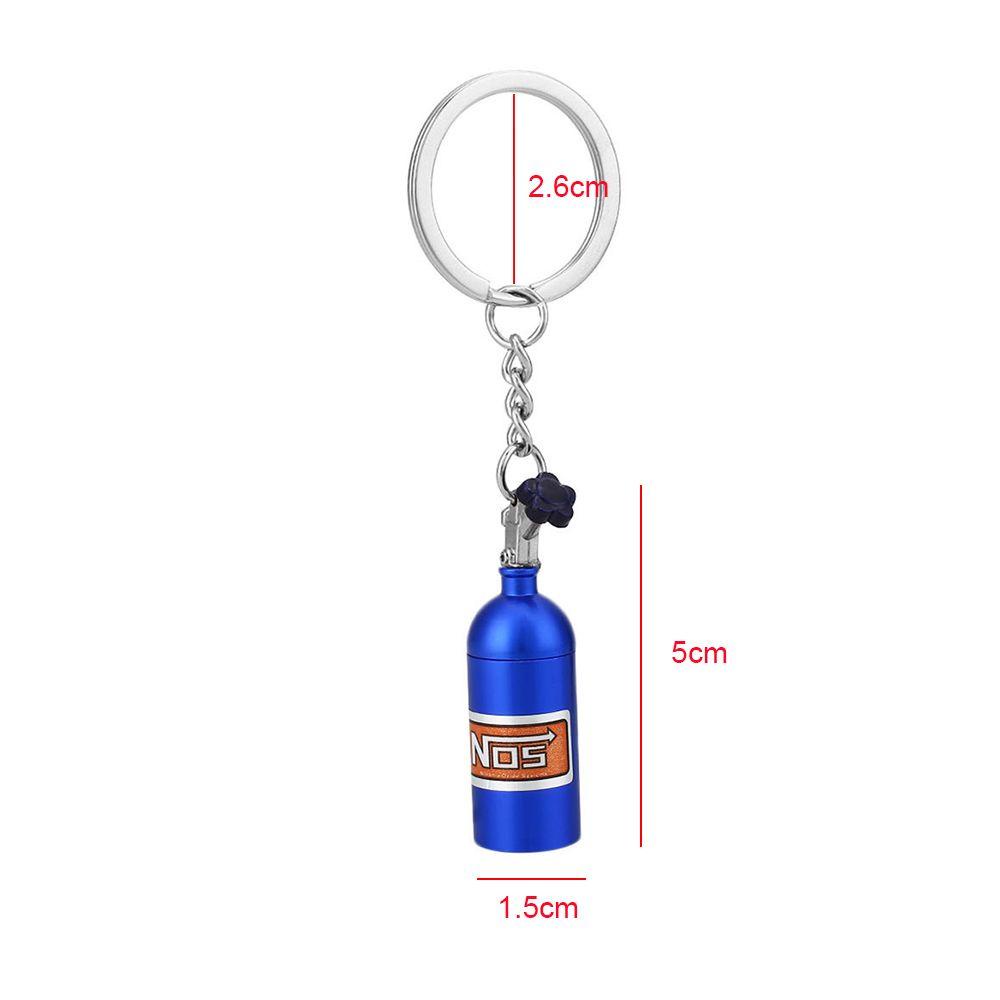 Móc Khóa Kim Loại Hình Chai Nitrogen Độc Đáo Cho Nam Và Nữ