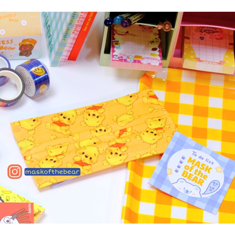Khẩu trang gấu Pooh x Mask of the bear | BigBuy360 - bigbuy360.vn