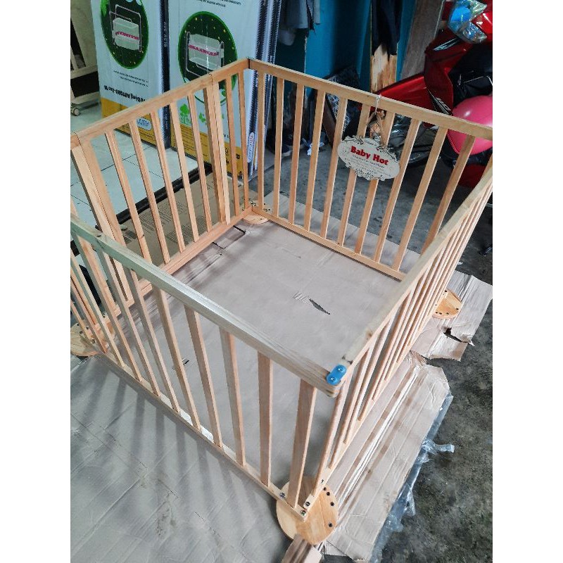 Cũi 3D cho bé 4 cánh nang dẹp