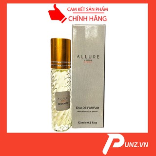 Nước Hoa Nam 🅒🅗🅐🅝🅔🅛 🅐🅛🅛🅤🅡🅔 Chính Hãng Hparfum Dạng Lăn 12ml