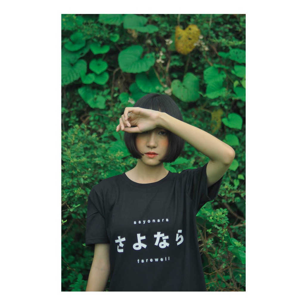 Áo phông JAT: Sayonara - Japan Adult Tshirt cotton 100 % cho Nam / Nữ by The Runaway