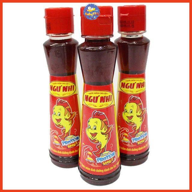 Nước mắm Ngư nhi trẻ em chai thủy tinh 150ml