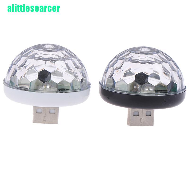 1 Đèn LED USB RGB Mini Nhiều Màu Trang Trí Nội Thất Xe Hơi