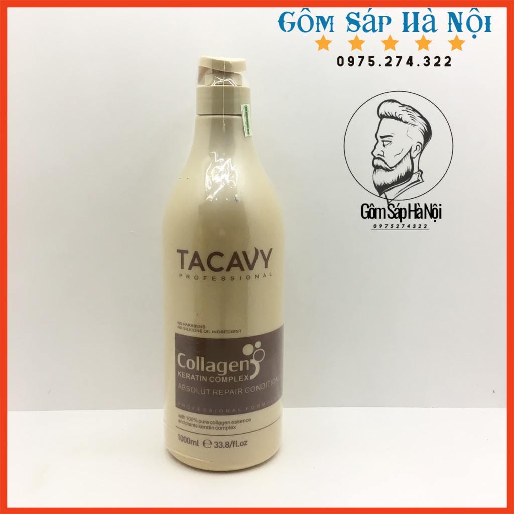 Tặng Tinh Dầu] Cặp Dầu Gội + Xả TACAVY  Siêu Phục Hồi 1000ml