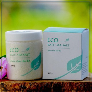 Muối tắm bé ECO 400g - Muối Tắm Thảo Dược Giành Cho Bé - Muối Tắm Sinh Dược Giảm Rôm Sảy Mề Đay