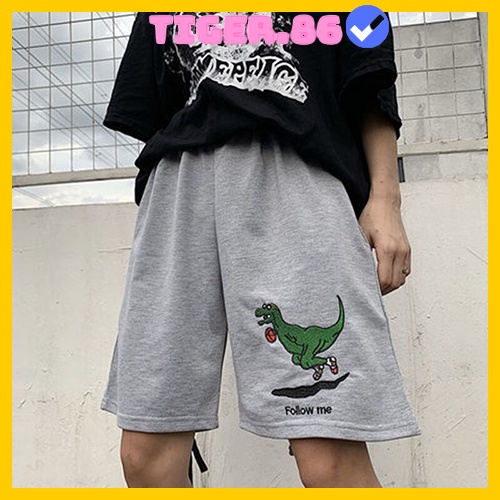 Quần Short Thun Nam Nữ Tiger.86 Dino, Quần Đùi Unisex SH10