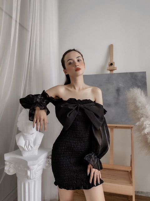 Đầm nhún nơ Baby | BigBuy360 - bigbuy360.vn