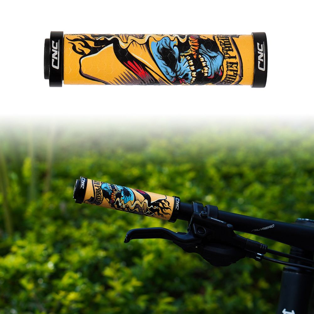 Vỏ bọc tay cầm xe đạp leo núi bằng cao su chống trượt giảm xóc 22.2mm chất lượng cao