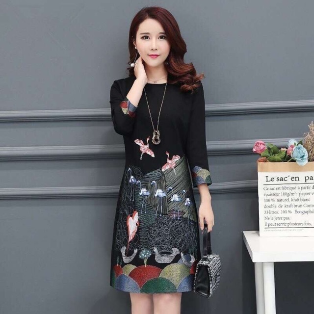 Váy đầm trung niên nữ