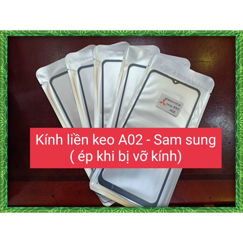 Mặt Kính liền keo A02/A12/M127 - Sam sung